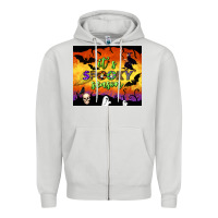 Dove Grey it's spooky season tumbler Zipper Hoodie - BundleAndBundleShop