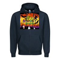 Navy it's spooky season tumbler Zipper Hoodie - BundleAndBundleShop