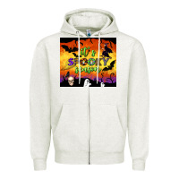 Oatmeal Heather it's spooky season tumbler Zipper Hoodie - BundleAndBundleShop