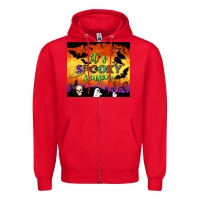 Red it's spooky season tumbler Zipper Hoodie - BundleAndBundleShop