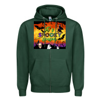 Sports Green it's spooky season tumbler Zipper Hoodie - BundleAndBundleShop