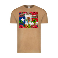Vintage Camel Mexican and Puerto Rico flag Vintage Tee - texasbilliewilder