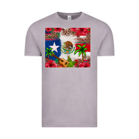 Vintage Zinc Mexican and Puerto Rico flag Vintage Tee - texasbilliewilder