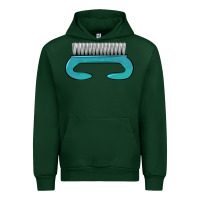Foreset Green nail brush Urban Hoodie - BarkalooDesign