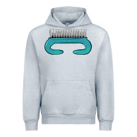 Heather Grey nail brush Urban Hoodie - BarkalooDesign