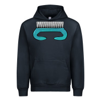 Navy nail brush Urban Hoodie - BarkalooDesign
