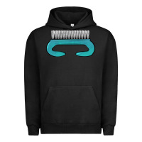 Pigment Black nail brush Urban Hoodie - BarkalooDesign