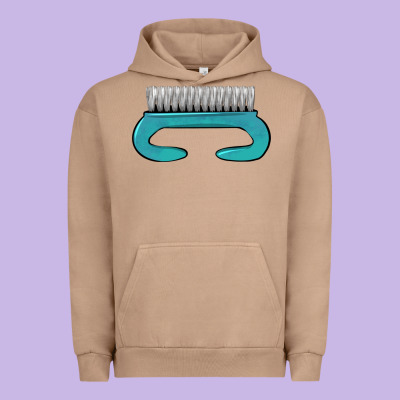 Nail Brush Urban Hoodie Designed By Barkaloodesign