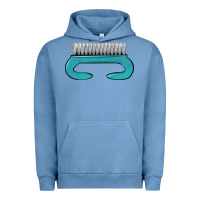 Pigment Pebble Blue nail brush Urban Hoodie - BarkalooDesign