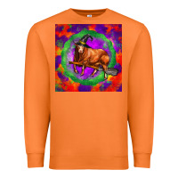 Carrot halloween red angus bull Premium Sweatshirt - LillyAllenDesigns