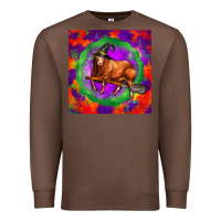 Chestnut halloween red angus bull Premium Sweatshirt - LillyAllenDesigns