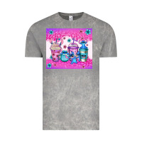 Cloud Rock stitch coffee cups Vintage Tee - Jasminsmagicworld