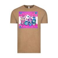 Vintage Coffee stitch coffee cups Vintage Tee - Jasminsmagicworld