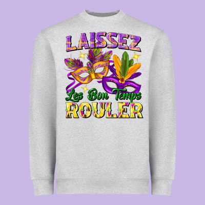 Laissez Les Bon Temps Rouler Heavyweight Sweatshirt Designed By Fadigitalartstudio