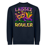 Navy Laissez les bon temps rouler Heavyweight Sweatshirt - FaDigitalArtStudio