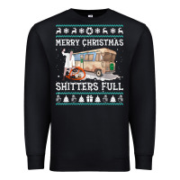 Black merry christmas shitters full Premium Sweatshirt - tuanDangUi