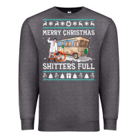 Charcoal Heather merry christmas shitters full Premium Sweatshirt - tuanDangUi