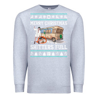 Heather Grey merry christmas shitters full Premium Sweatshirt - tuanDangUi