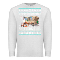 Oatmeal Heather merry christmas shitters full Premium Sweatshirt - tuanDangUi