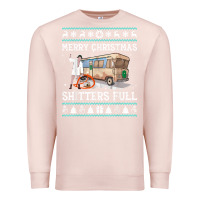 Pale Pink merry christmas shitters full Premium Sweatshirt - tuanDangUi