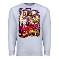 Heather Grey wolfcop Premium Sweatshirt - tuanDangUi