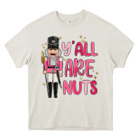 Cream yall are nuts Heavy Core Tee - MaliasSmallBusiness