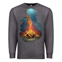 Charcoal Heather Limited Edition Dark Souls Premium Sweatshirt - tuanDangUi