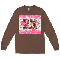 Chestnut nurse rn Long Sleeve Tee - TumblerDesignByShophia