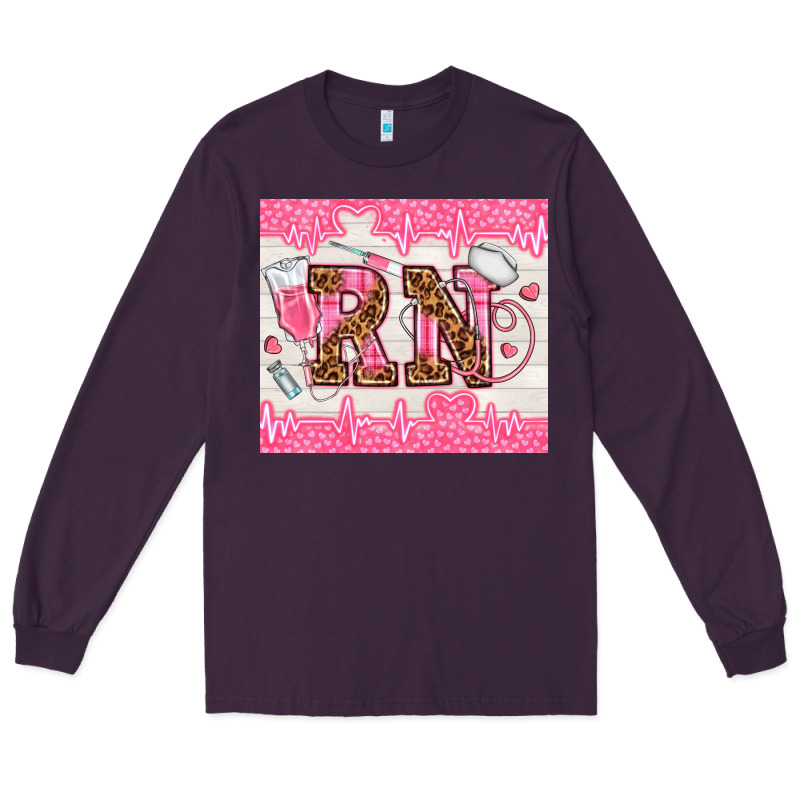 Nurse Rn Long Sleeve Tee by TumblerDesignByShophia | Teevron