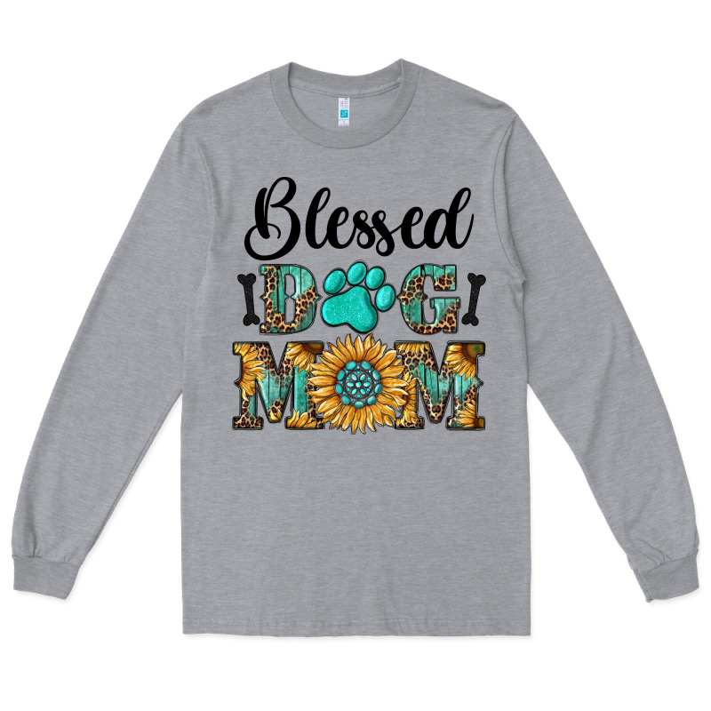 Blessed Dog Mom Long Sleeve Tee by RanaPortraitStore | Teevron