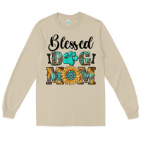 Mushroom Blessed dog mom Long Sleeve Tee - RanaPortraitStore
