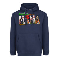 Navy baseball mama Heavyweight Hoodie - SublimationCraftShop