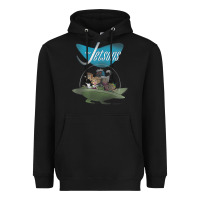 Black The Jetsons Ship Heavyweight Hoodie - tuanDangUi