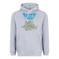 Heather Grey The Jetsons Ship Heavyweight Hoodie - tuanDangUi