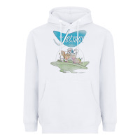 White The Jetsons Ship Heavyweight Hoodie - tuanDangUi