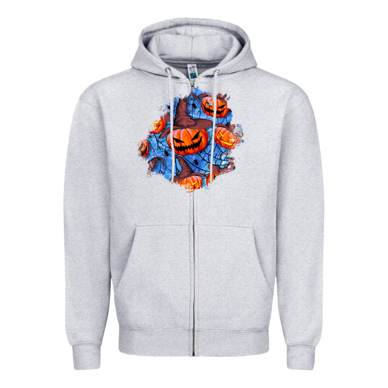 Halloween Pumpkin Patch  5 Zipper Hoodie by BundleAndBundleShop | Teevron