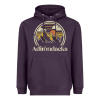 Plum Adirondacks Mountains New York Vintage Hiking Camp Heavyweight Hoodie - tuanDangUi