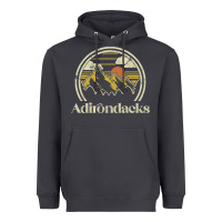 Smoke Adirondacks Mountains New York Vintage Hiking Camp Heavyweight Hoodie - tuanDangUi