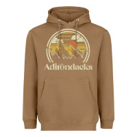 Toasted Coconut Adirondacks Mountains New York Vintage Hiking Camp Heavyweight Hoodie - tuanDangUi