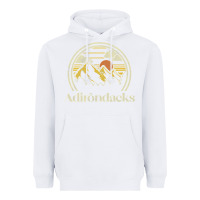 White Adirondacks Mountains New York Vintage Hiking Camp Heavyweight Hoodie - tuanDangUi