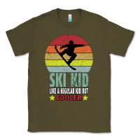 Army Green ski kid like a regular kid but coolers Classic Tee - Bettercallsaul