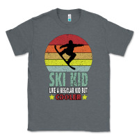 Charcoal Heather ski kid like a regular kid but coolers Classic Tee - Bettercallsaul