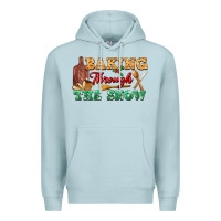 Blue Mist baking through the snow Premium Hoodie - FaDigitalArtStudio