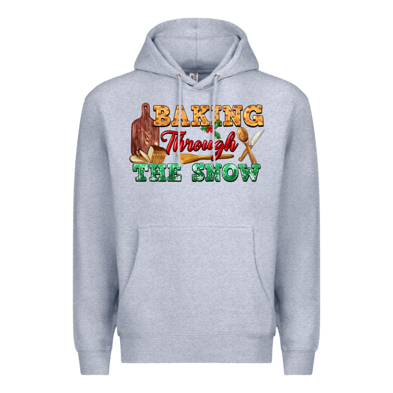 Baking Through The Snow Premium Hoodie by FaDigitalArtStudio | Teevron
