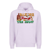 Lilac baking through the snow Premium Hoodie - FaDigitalArtStudio