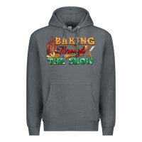 Rock baking through the snow Premium Hoodie - FaDigitalArtStudio