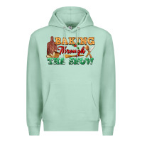 Seafoam baking through the snow Premium Hoodie - FaDigitalArtStudio