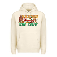 Tofu baking through the snow Premium Hoodie - FaDigitalArtStudio