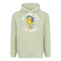 Matcha The Simpsons Milhouse My Mom Says I'm Cool V1 Heavyweight Hoodie - tuanDangUi