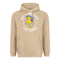 Mushroom The Simpsons Milhouse My Mom Says I'm Cool V1 Heavyweight Hoodie - tuanDangUi